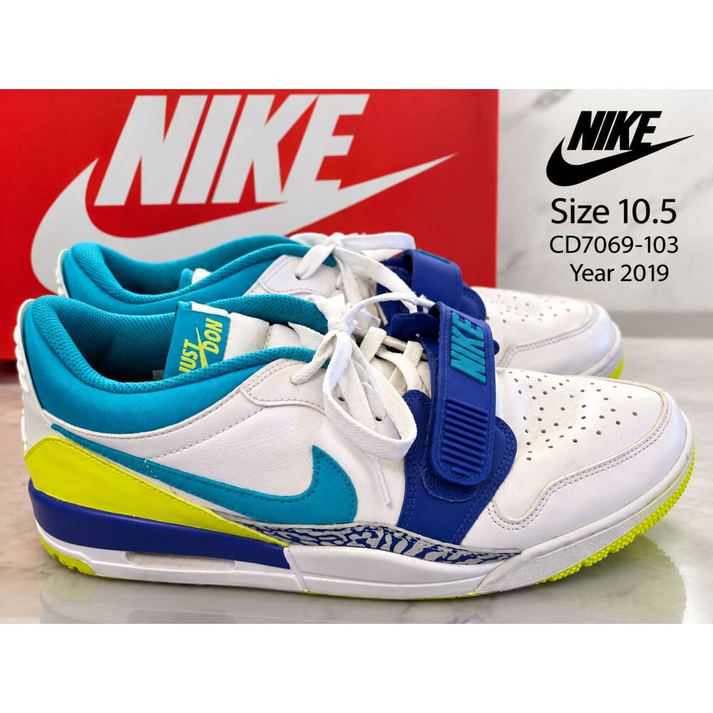 Men’s Just Don Nike Air Jordan Legacy 312 Low Neon Shoes Size 10.5